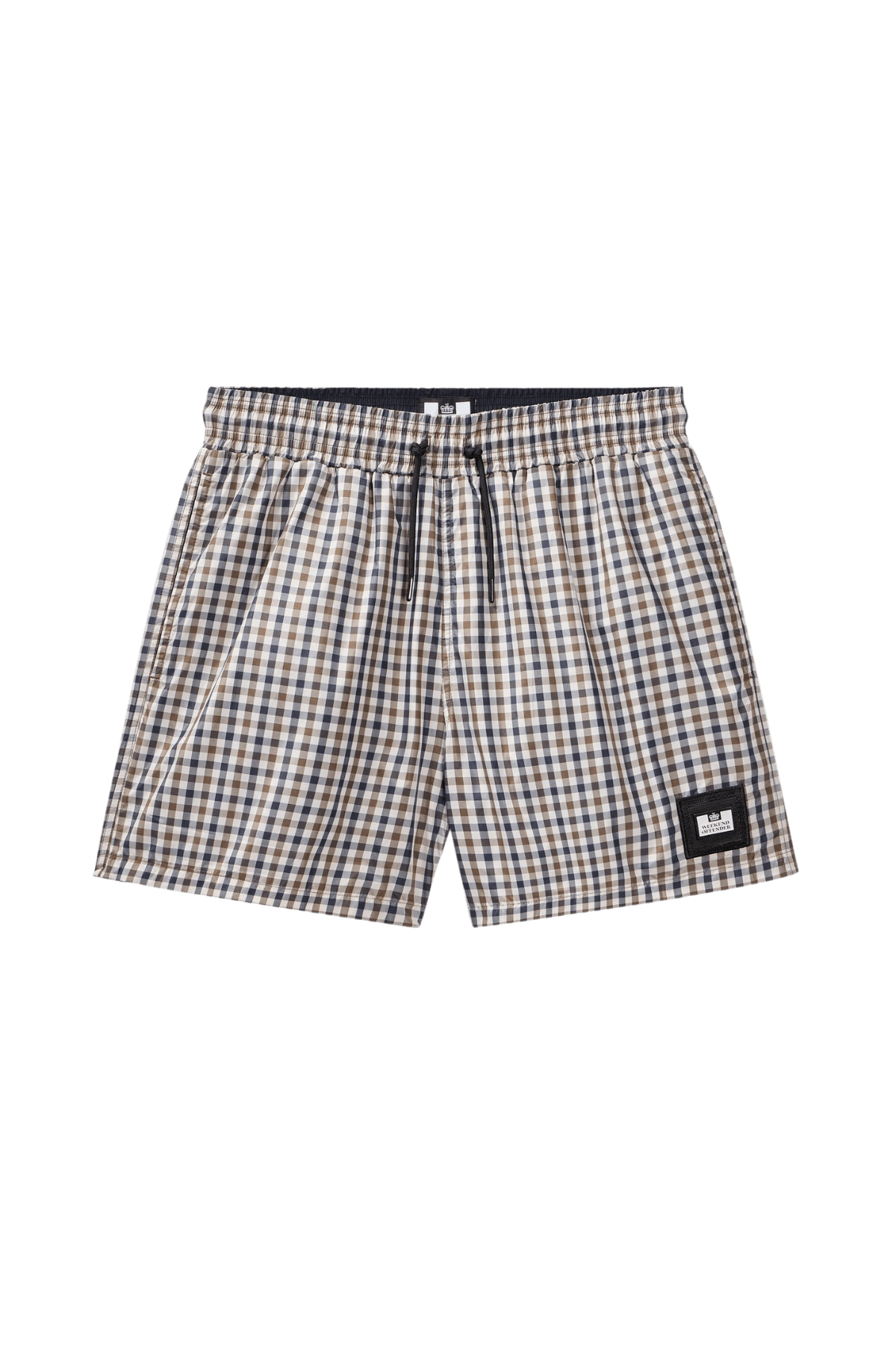 Bañador Weekend Offender Varadero Mid House Check - ECRU