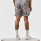 Bañador Weekend Offender Varadero Mid House Check - ECRU