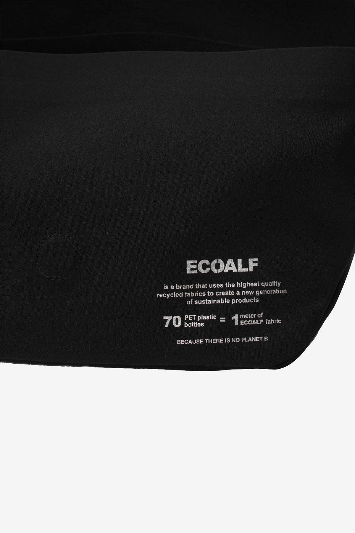 Bandolera ECOALF Bonded Tote Negro - ECRU