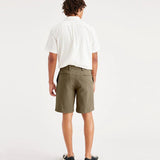 Bermuda Dockers Straight Fit California Camo Green - ECRU