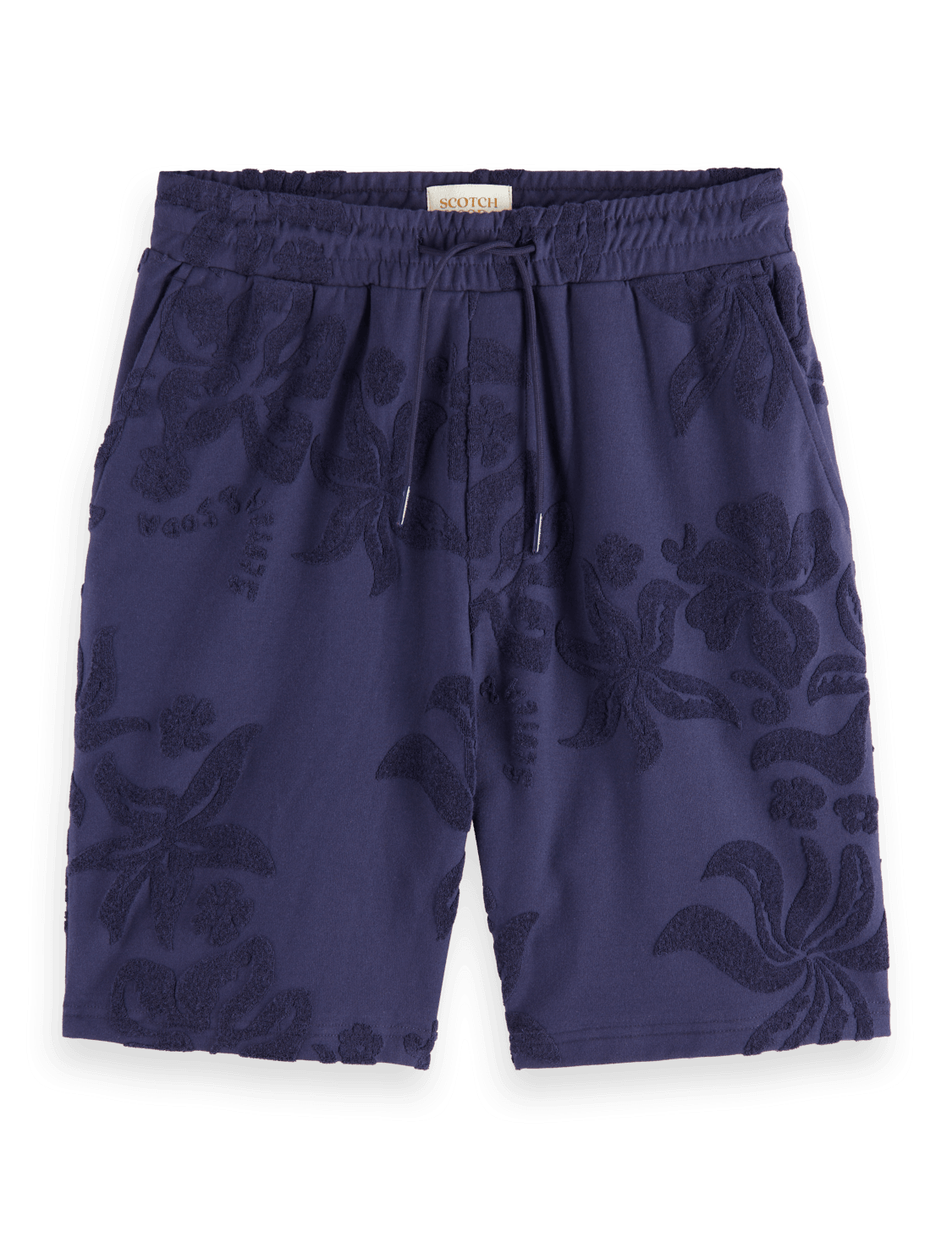 Bermuda Scotch & Soda Jacquard Towelling - ECRU