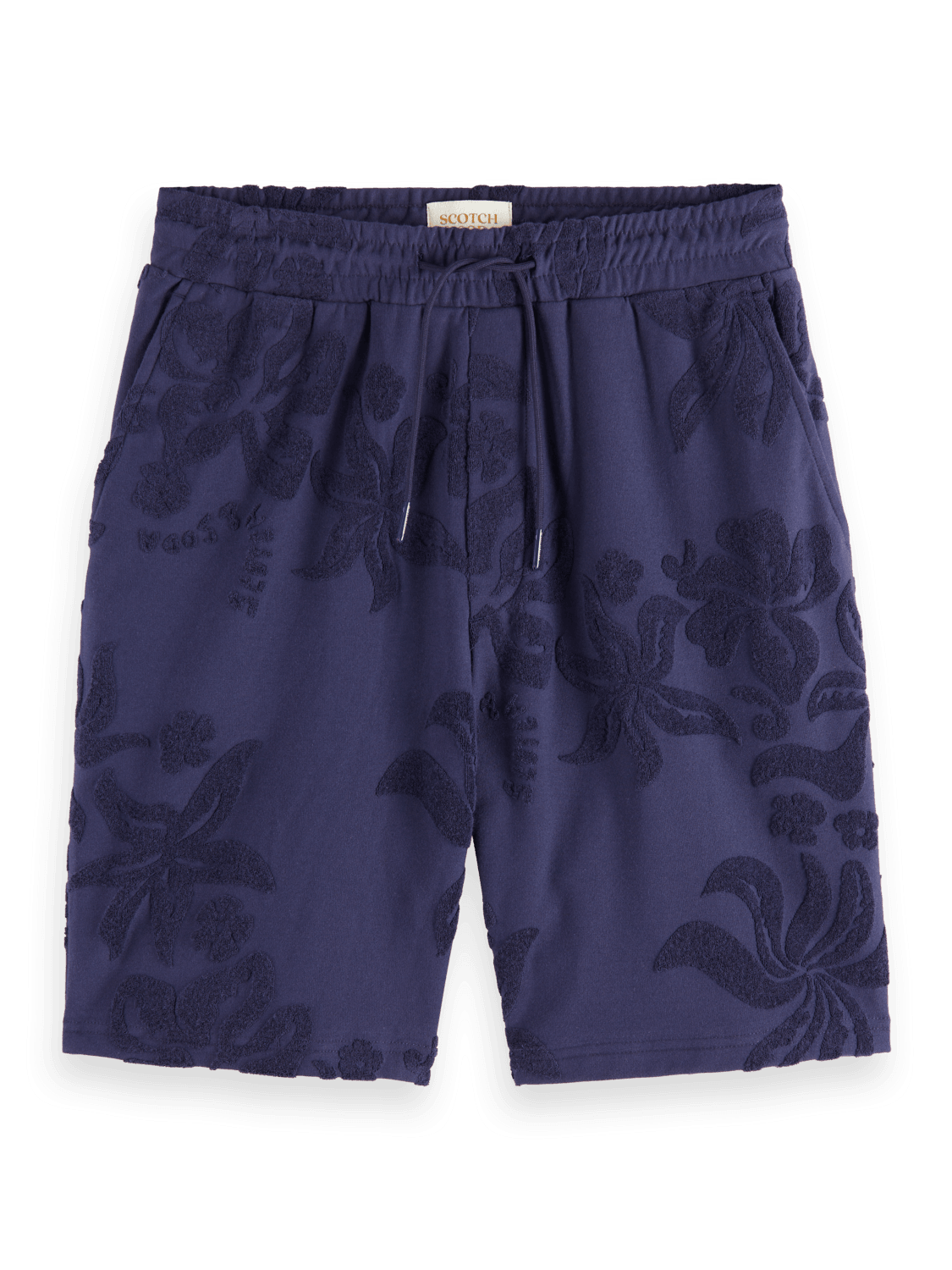 Bermuda Scotch & Soda Jacquard Towelling - ECRU