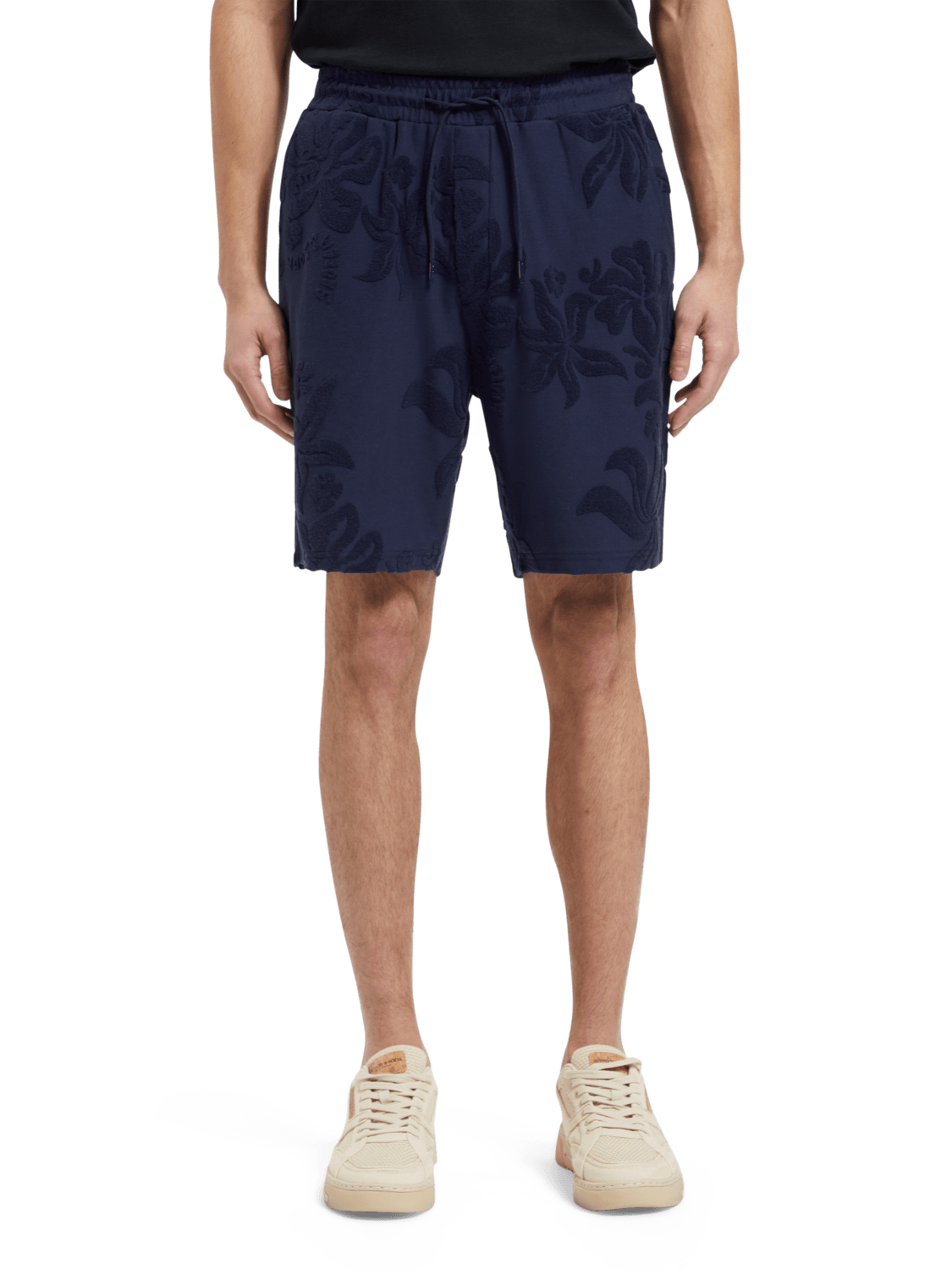 Bermuda Scotch & Soda Jacquard Towelling - ECRU