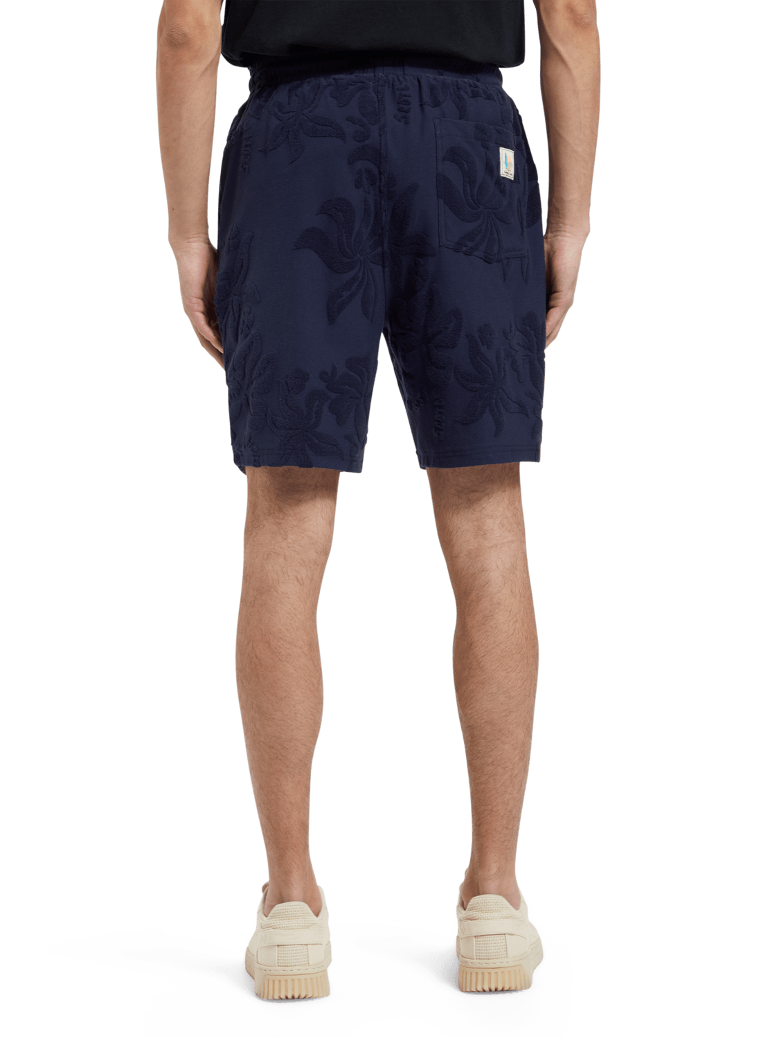 Bermuda Scotch & Soda Jacquard Towelling - ECRU