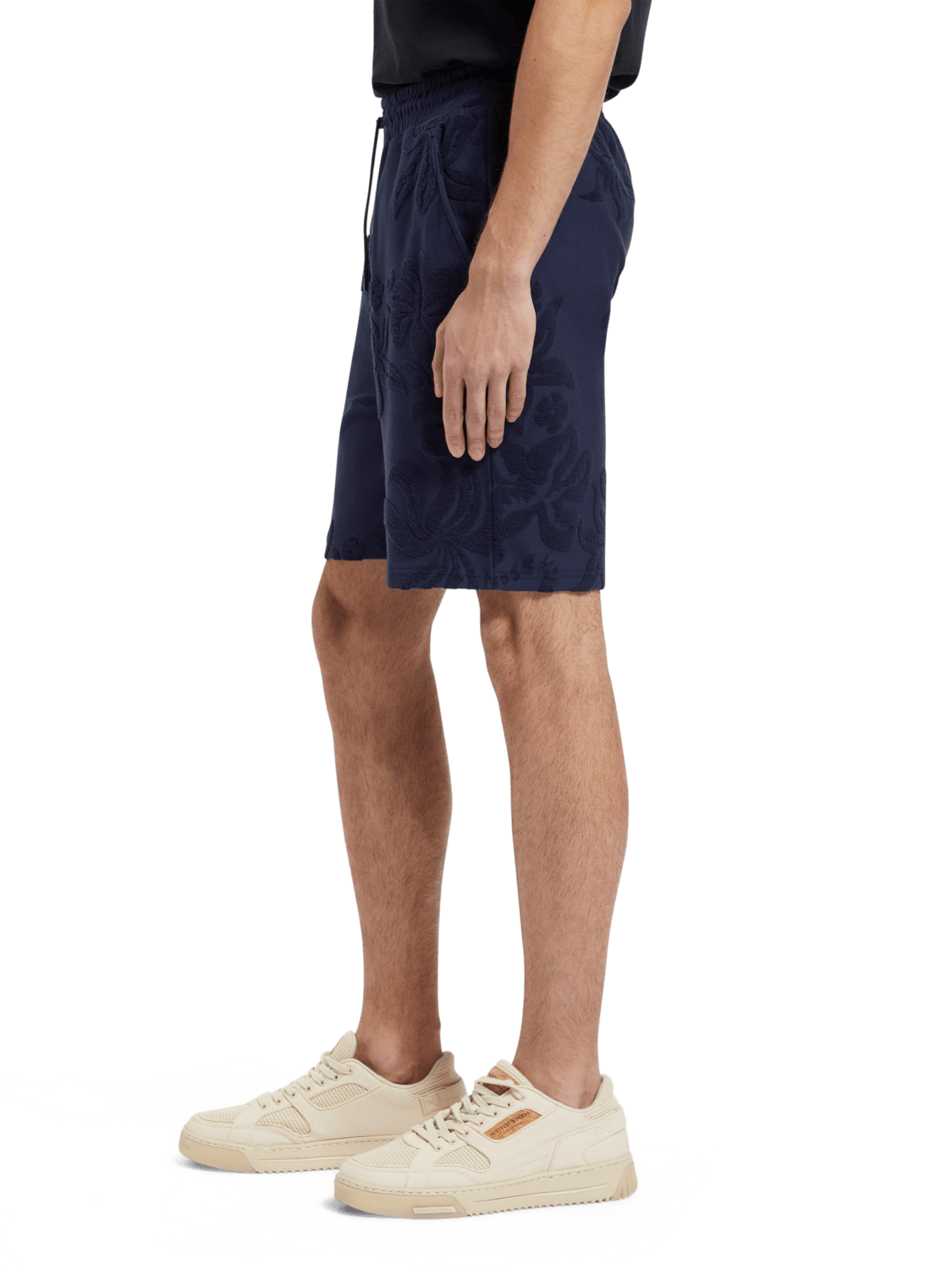 Bermuda Scotch & Soda Jacquard Towelling - ECRU