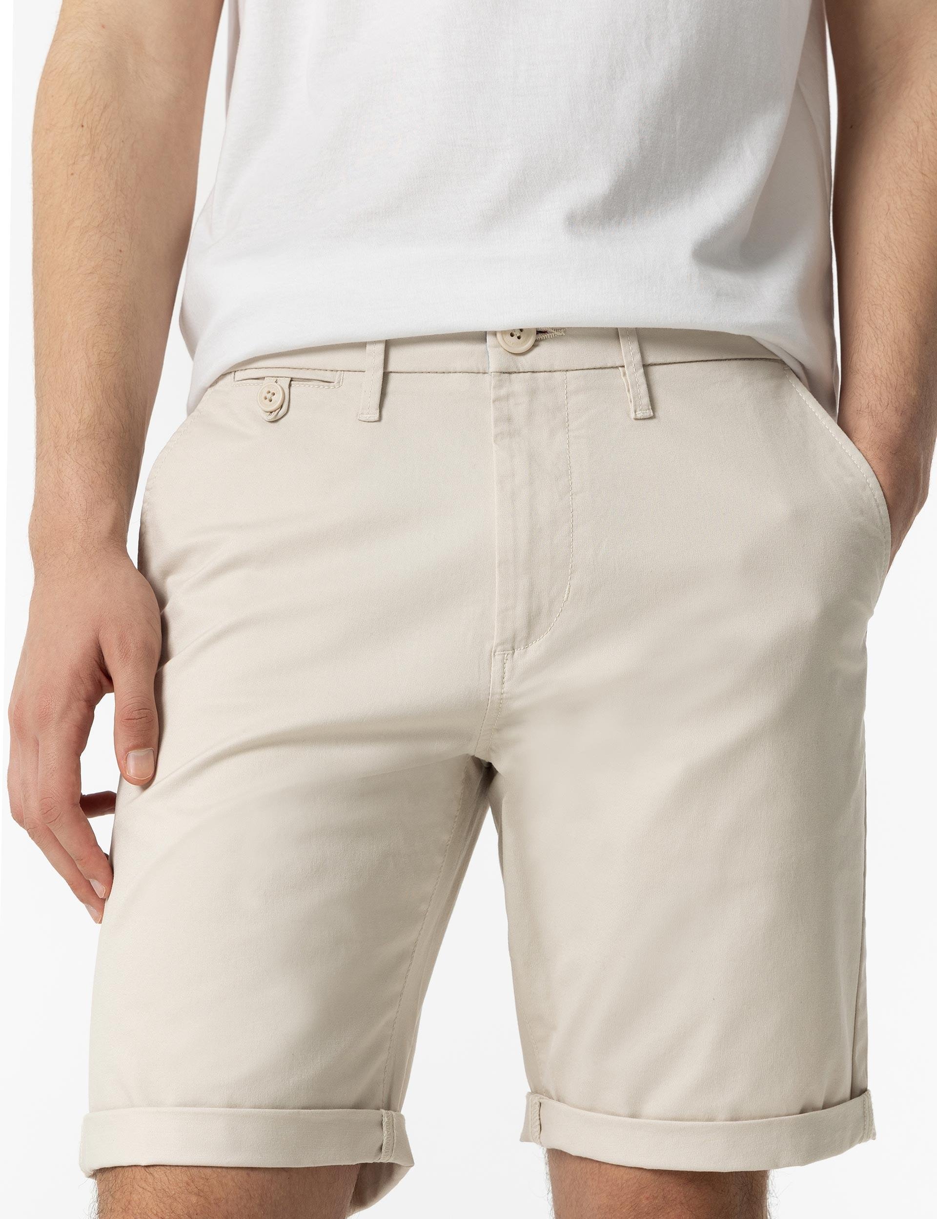 Bermuda TIFFOSI Chino Slim Fit Beige - ECRU