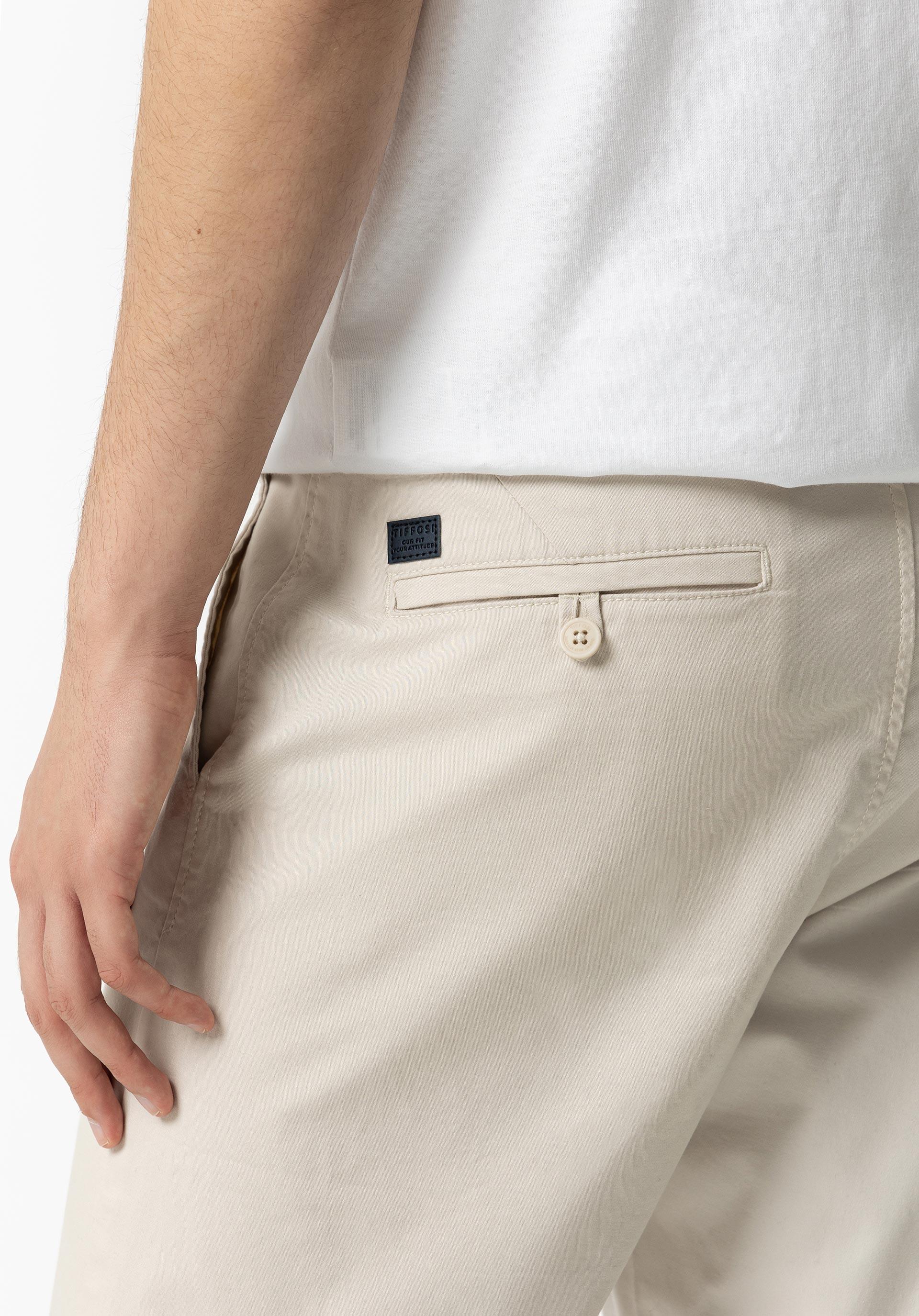 Bermuda TIFFOSI Chino Slim Fit Beige - ECRU