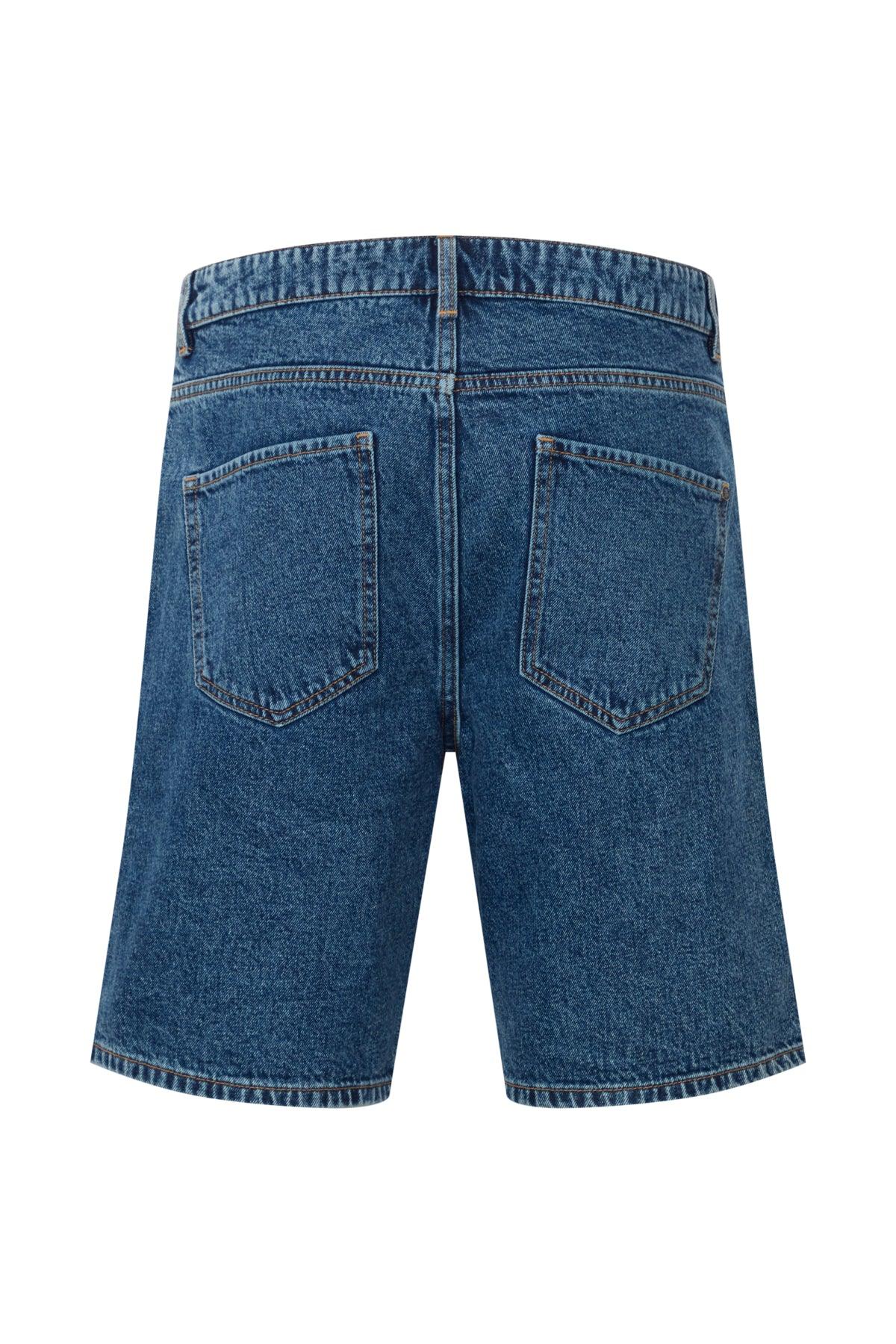 Bermudas de Hombre !Solid Elmo Lt Owen Middle Blue Denim - ECRU