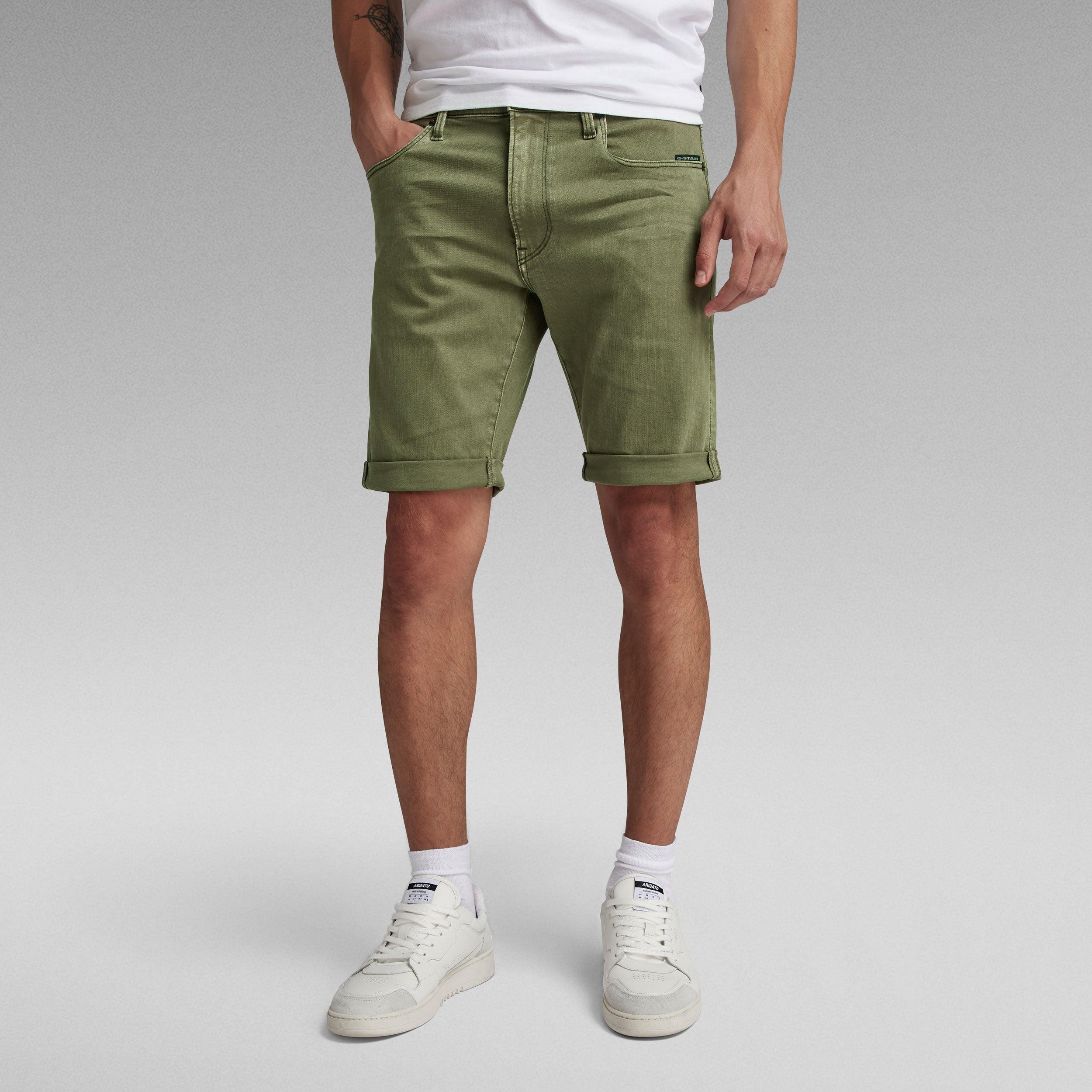 Bermudas G-STAR Vaqueras 3301 Slim Faded Shamrock - ECRU