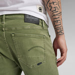 Bermudas G-STAR Vaqueras 3301 Slim Faded Shamrock - ECRU