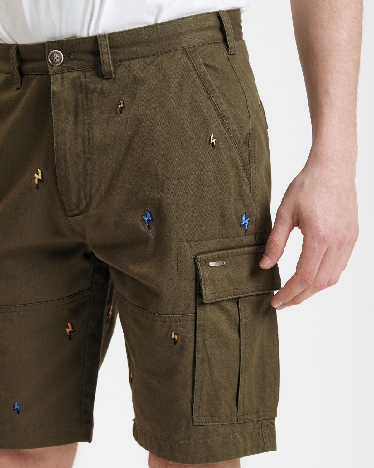 Bermudas Gianni Lupo GL307R Cargo Military - ECRU