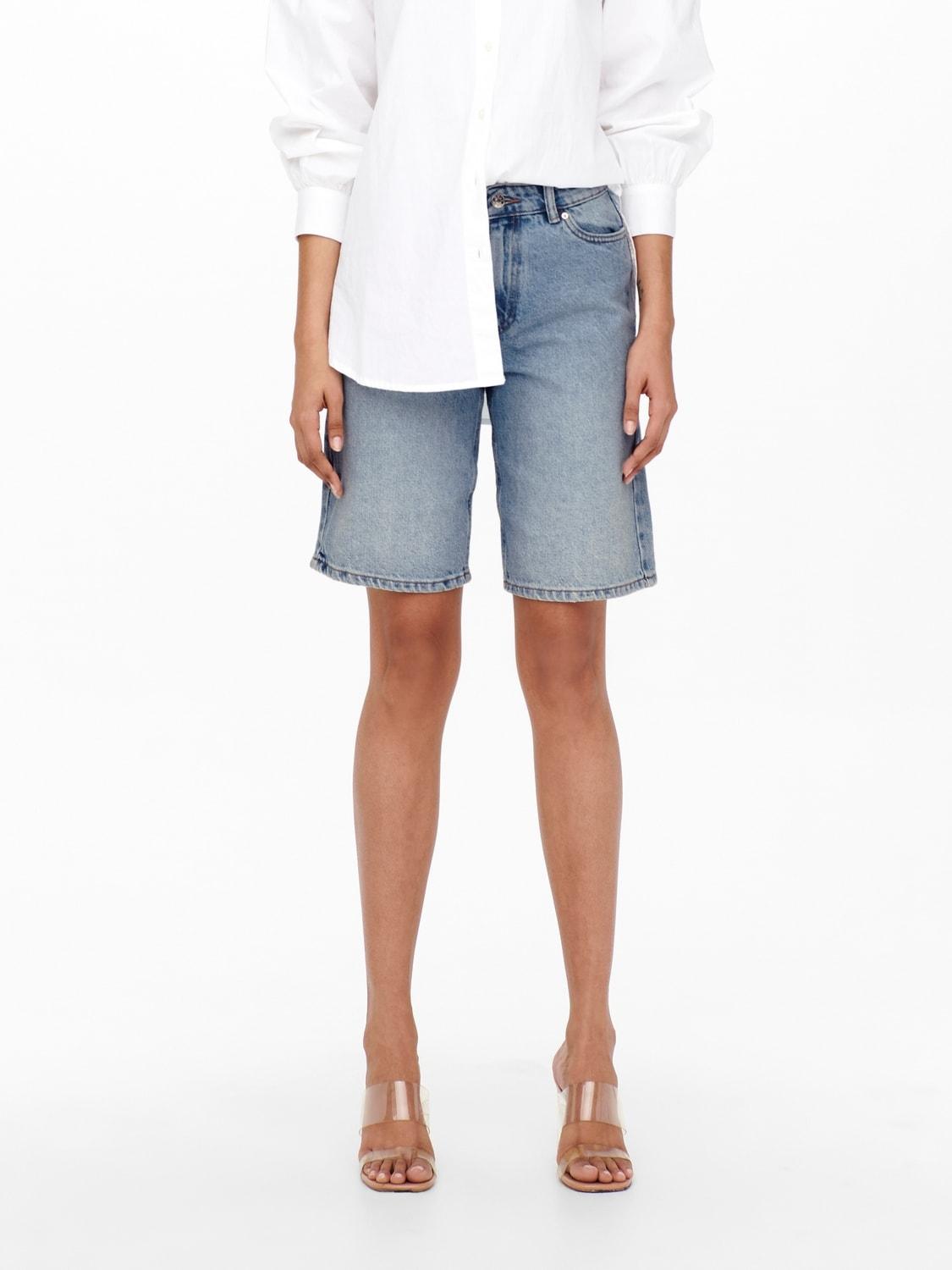 Bermudas ONLY Sonny Light Blue Denim - ECRU