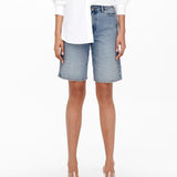 Bermudas ONLY Sonny Light Blue Denim - ECRU