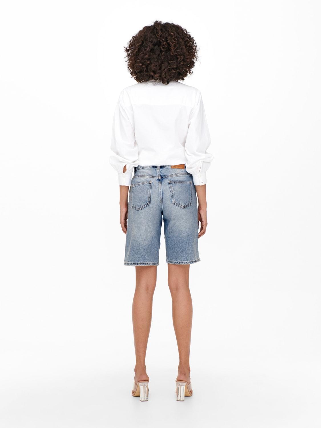 Bermudas ONLY Sonny Light Blue Denim - ECRU