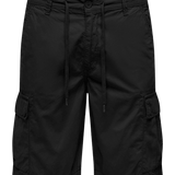 Bermudas Only&Sons Loc Cargo Black - ECRU