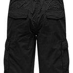 Bermudas Only&Sons Loc Cargo Black - ECRU