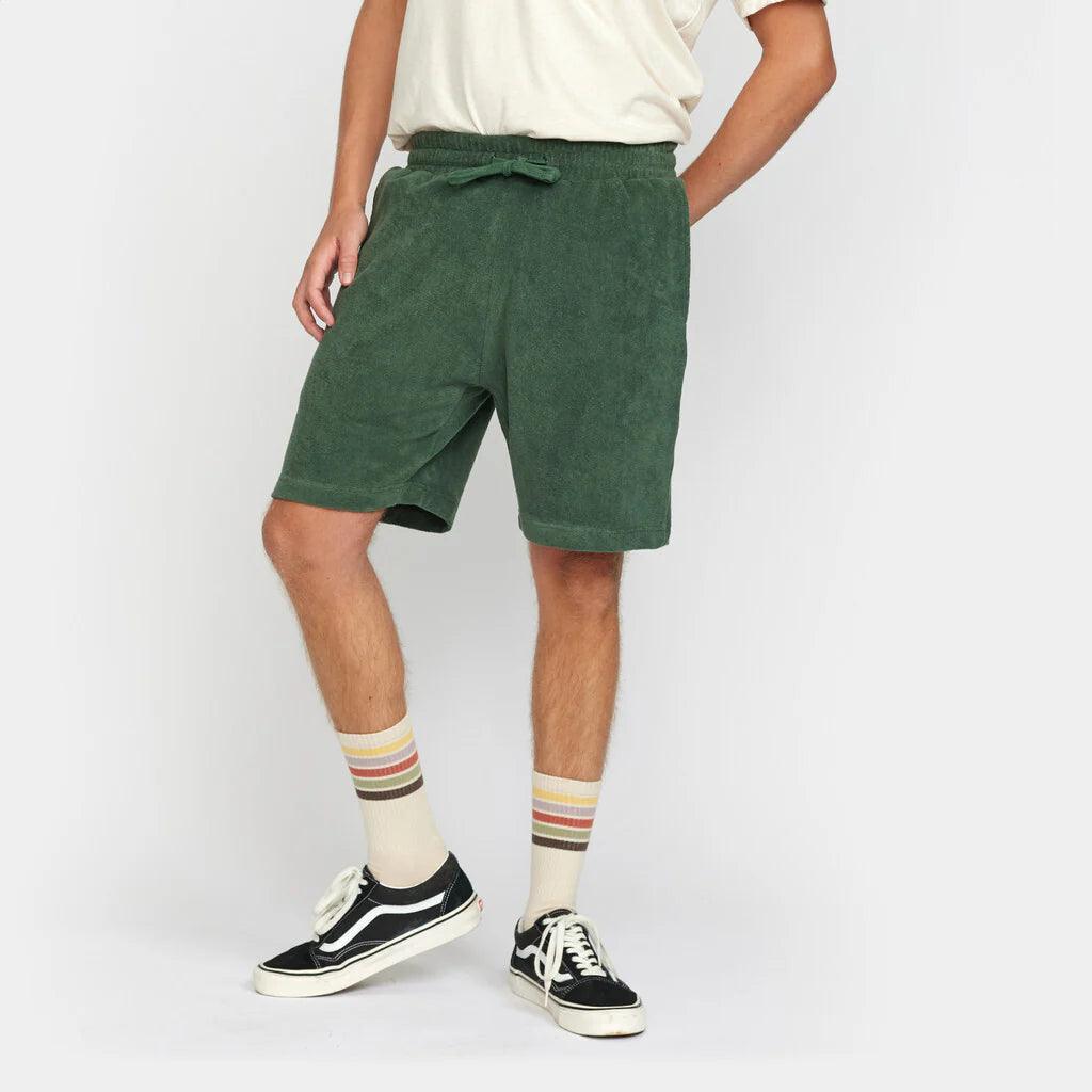 Bermudas Revolution Terry 4039 Dust Green - ECRU