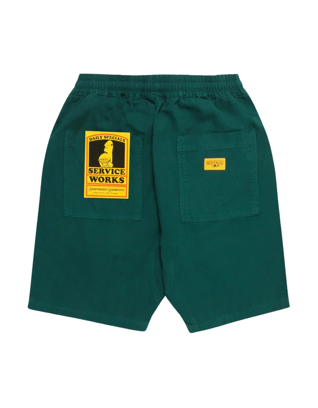 Bermudas Service Works Classic Chef Teal - ECRU