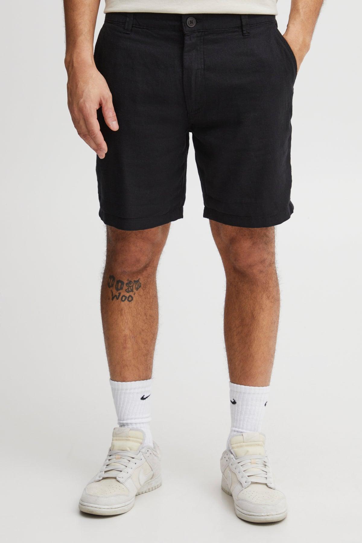 Bermudas !Solid Aurelius True Black - ECRU