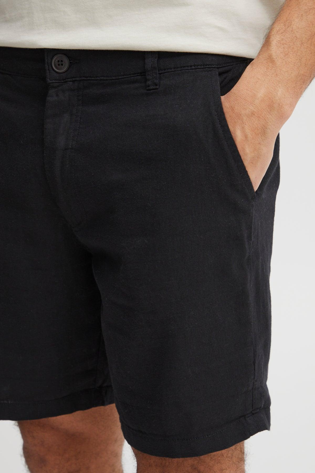 Bermudas !Solid Aurelius True Black - ECRU