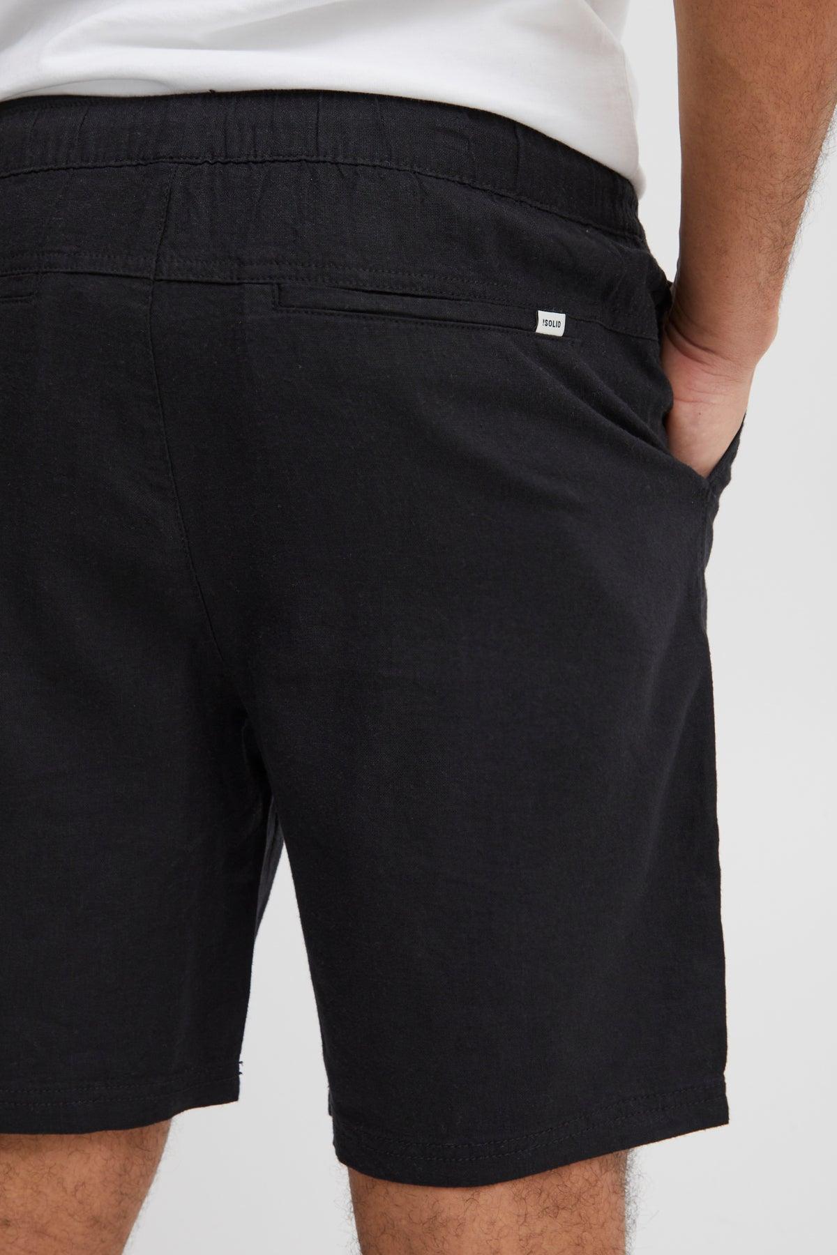 Bermudas !Solid Aurelius True Black - ECRU