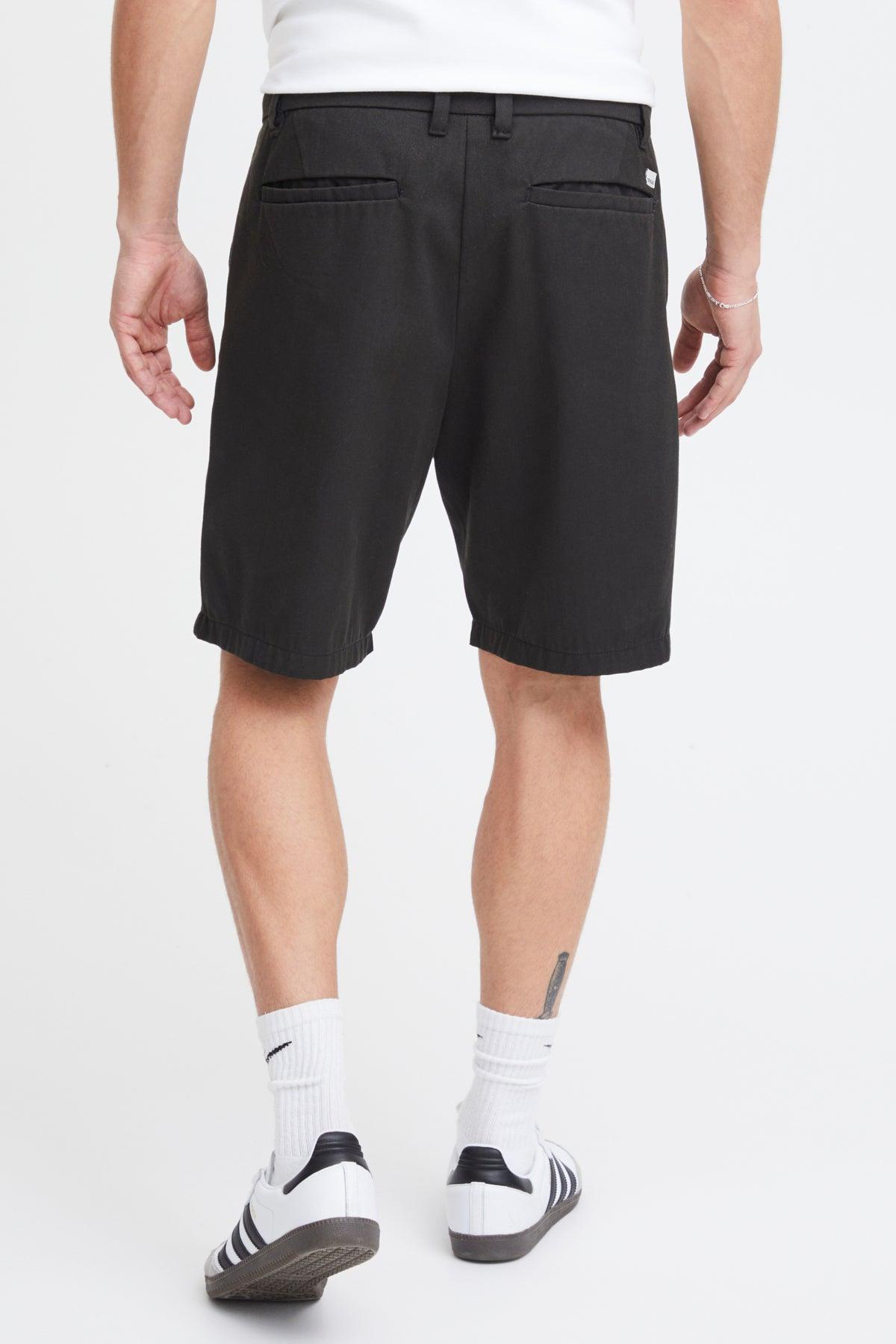 Bermudas !Solid Eldric True Black - ECRU