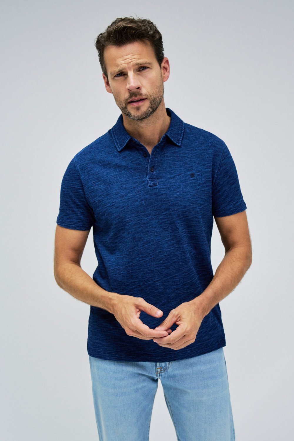 Polo De Punto Salsa Jersey Índigo