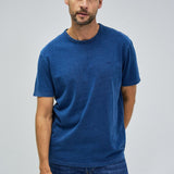 T-Shirt mit Salsa-Logo, blaue mittlere Waschung 