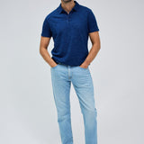 Salsa Knitted Polo Indigo Jersey 