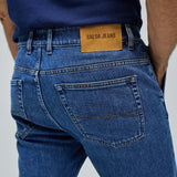 Salsa Slim Fit Jeans mittlere Waschung 