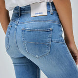 Faith Push In Cropped Slim Salsa Jeans 