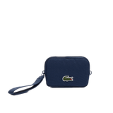 Billetera Lacoste Neocroc con cremallera Azul Marina - ECRU