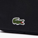 Billetera Lacoste Neocroc con cremallera Negra - ECRU