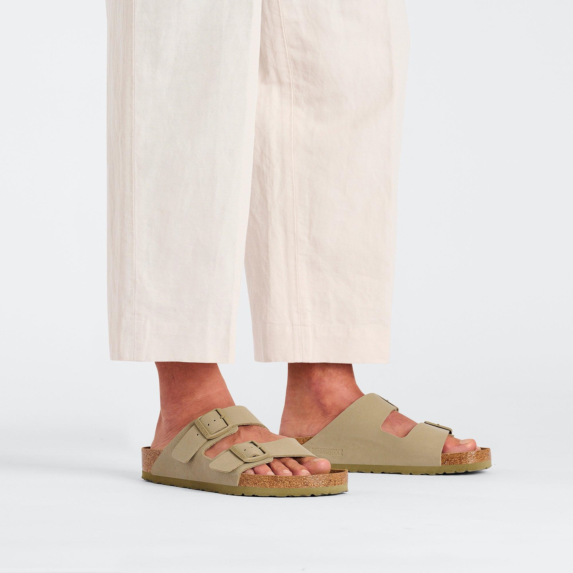 Birkenstock Arizona Birko-Flor Faded Khaki - ECRU