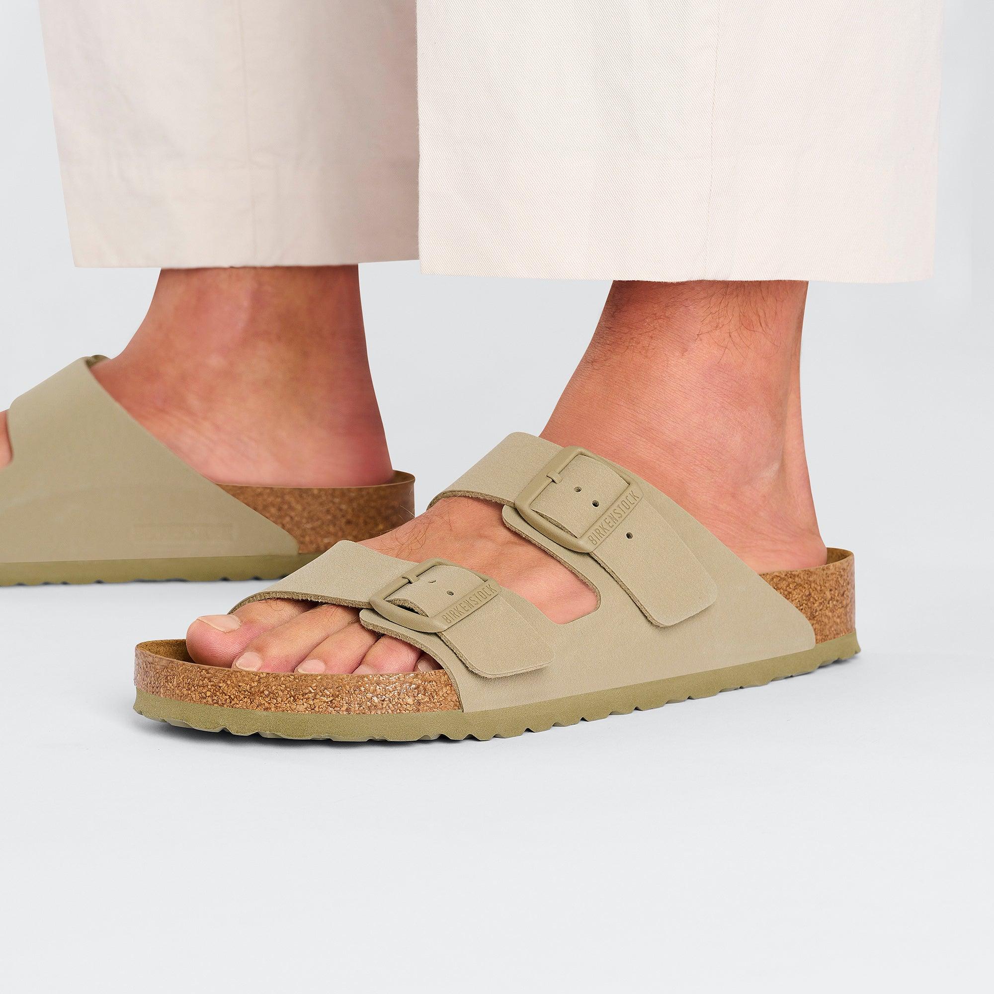 Birkenstock Arizona Birko-Flor Faded Khaki - ECRU