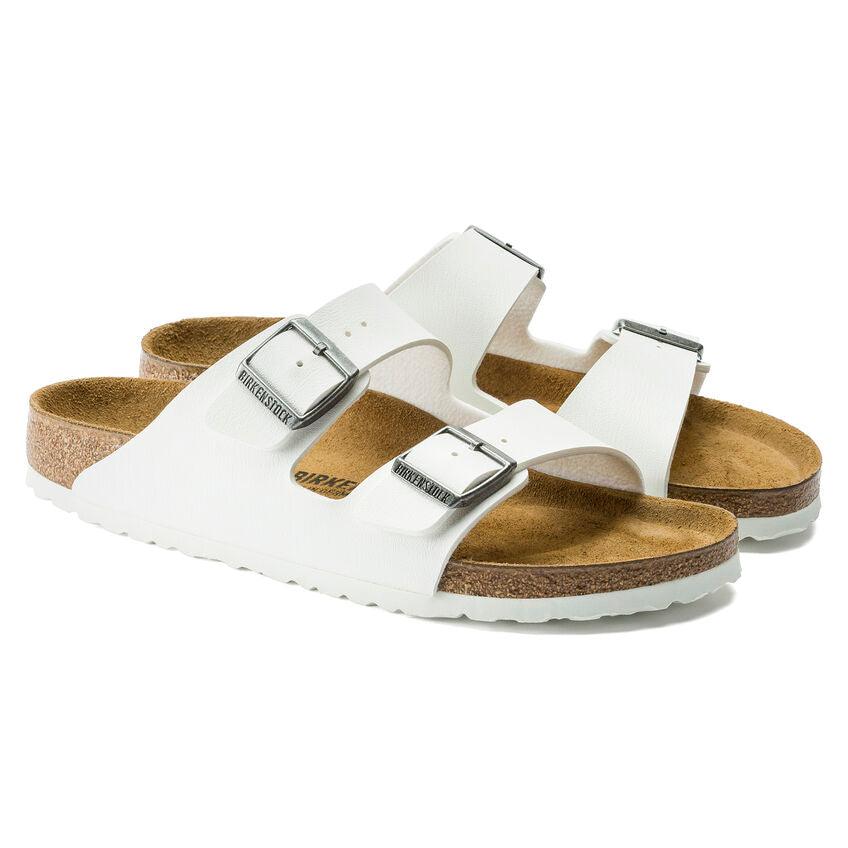 Birkenstock Arizona Birko-Flor White - ECRU