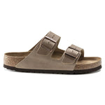 Birkenstock Arizona Cuero Engrasado Tobacco Brown - ECRU