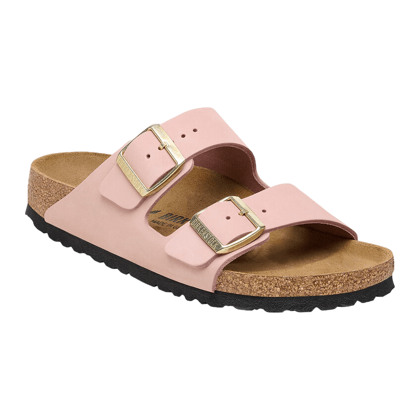 Birkenstock Arizona Nubuc Soft Pink - ECRU