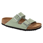 Birkenstock Arizona Plantilla Blanda Piel nubuc Matcha - ECRU