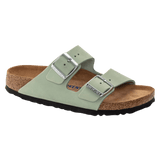 Birkenstock Arizona Plantilla Blanda Piel nubuc Matcha - ECRU