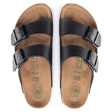 Birkenstock Arizona Platform Versión Vegana Birko-Flor Black Grooved - ECRU