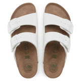 Birkenstock Arizona Platform Versión Vegana Birko-Flor White Grooved - ECRU