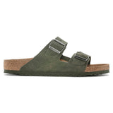 Birkenstock Arizona Vegan Microfibra Desert Dust Gray Thyme - ECRU