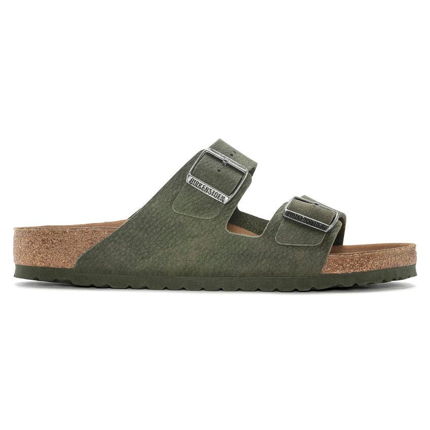 Birkenstock Arizona Vegan Microfibra Desert Dust Gray Thyme - ECRU