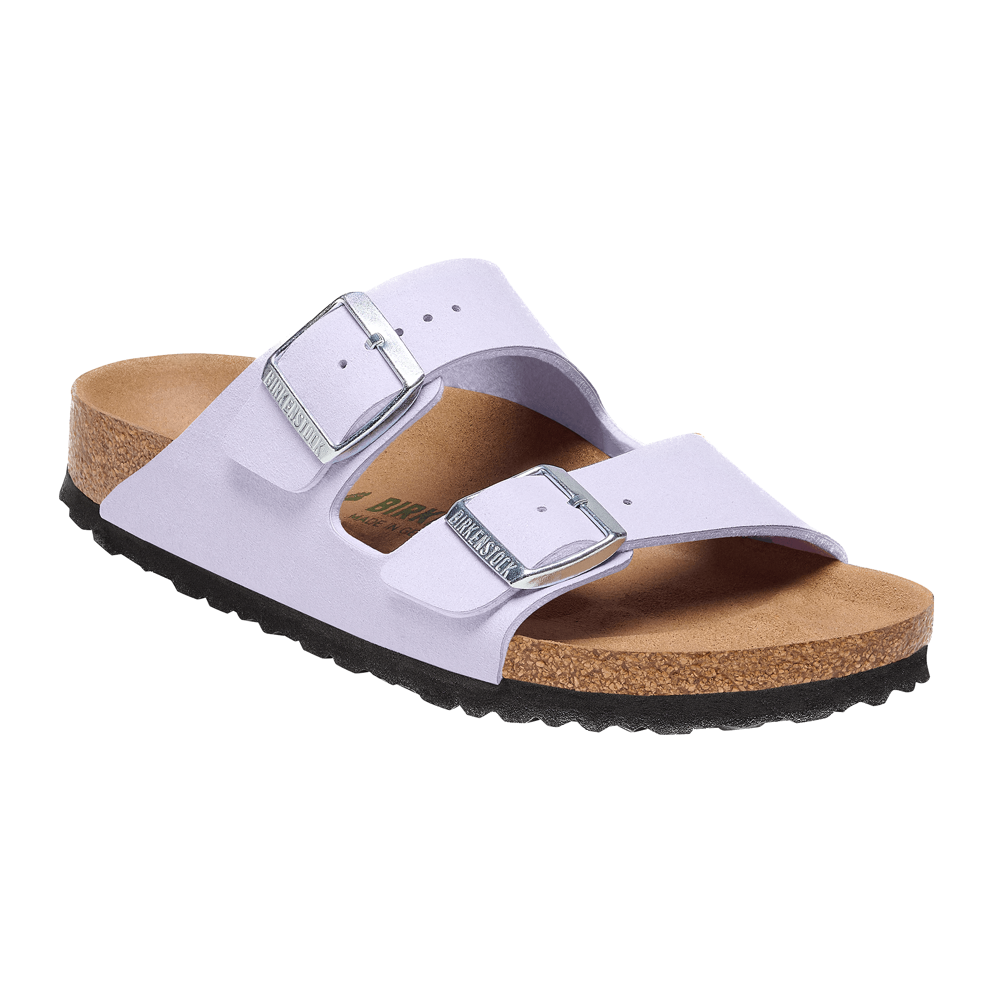 Birkenstock Arizona Versión Vegana Soft Birki Vegan Purple Fog - ECRU