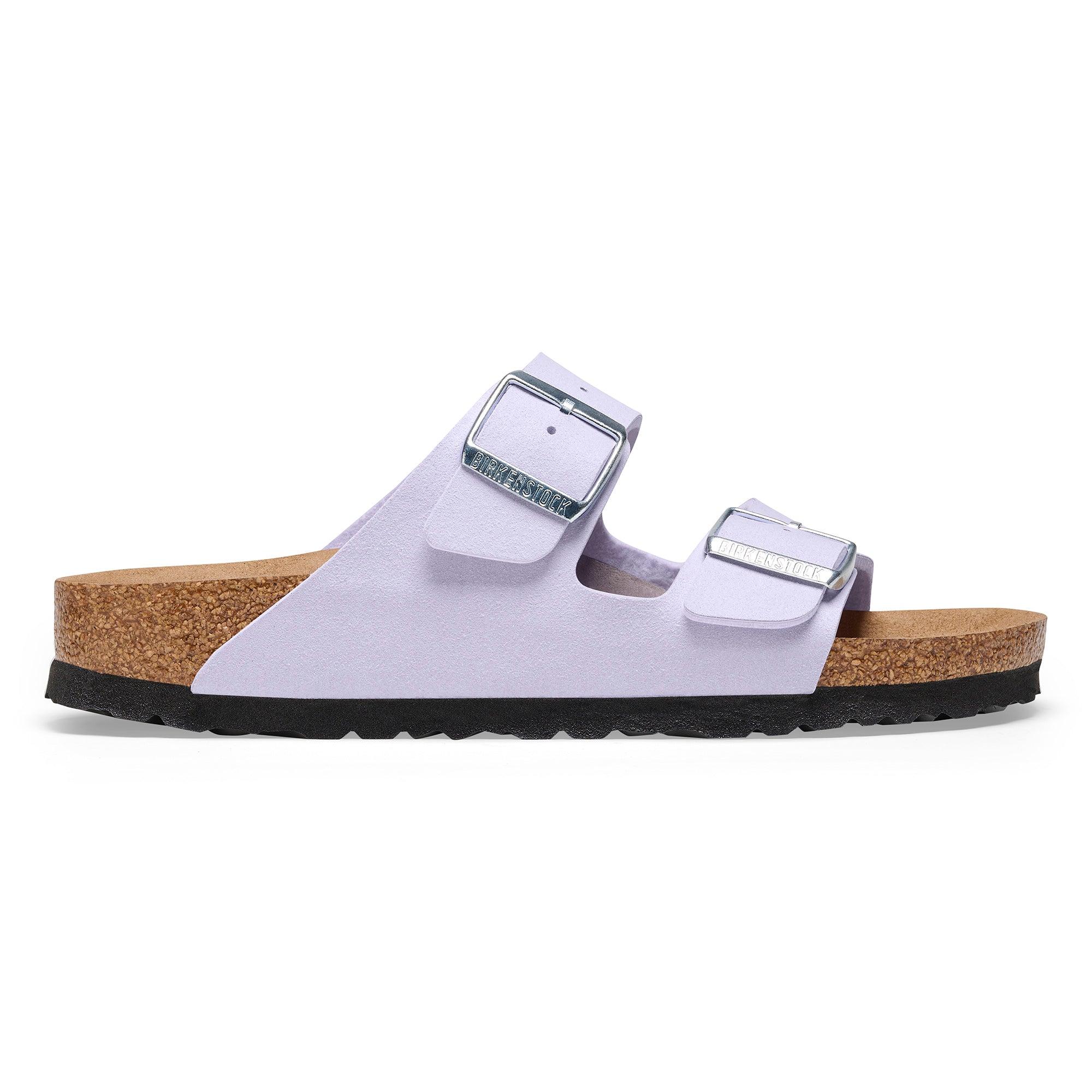 Birkenstock Arizona Versión Vegana Soft Birki Vegan Purple Fog - ECRU