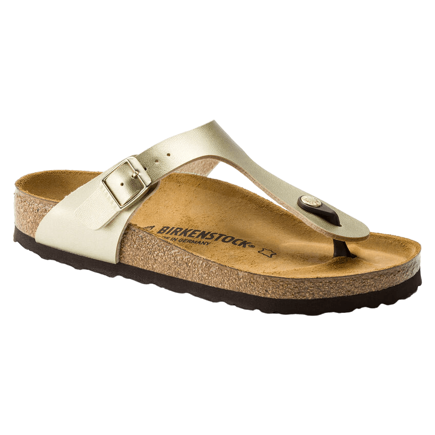 Birkenstock Gizeh Birko-Flor Gold - ECRU