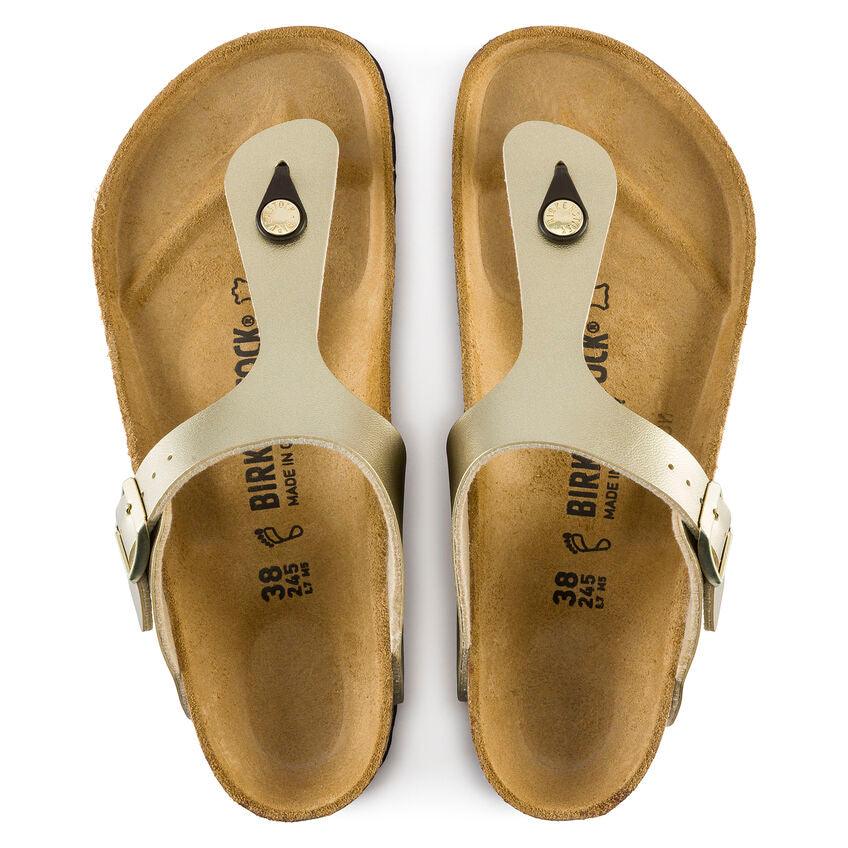 Birkenstock Gizeh Birko-Flor Gold - ECRU