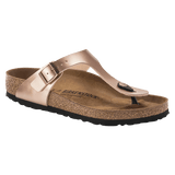 Birkenstock Gizeh Birko-Flor Metallic Copper - ECRU