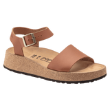 Birkenstock Glenda Cuero Natural Ginger Brown - ECRU